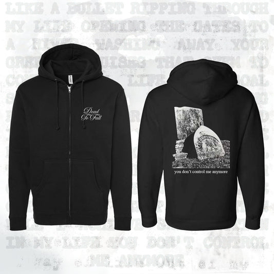 Dead To Fall- Demo Zip Up Hoodie